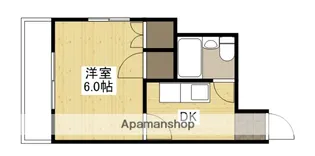 KENSEI8(旧第3山肩ビル)【3階】の間取り