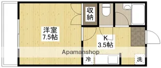 ソレイユ白島【6階】の間取り