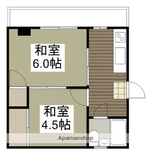 シートピア井口台【1階】の間取り
