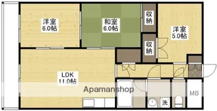 妻木ビル【6階】の間取り