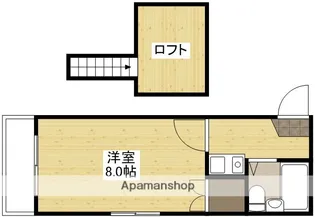オレンジハウス坪井【1階】の間取り