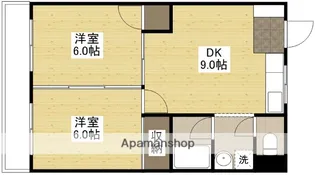 コーポPAL【3階】の間取り