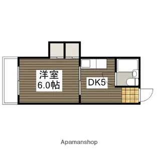 ハイム三滝【5階】の間取り