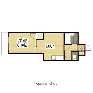 オルゴグラード広島【5階】の間取り