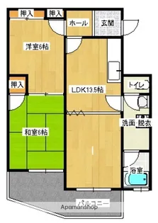 ビバリーヒルズ【5階】の間取り