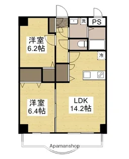ST SQUARE 2020【3階】の間取り