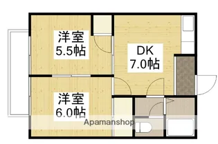 ユーアイレジデンス【2階】の間取り