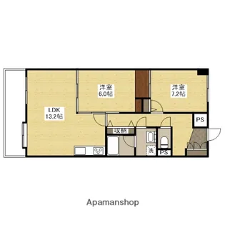 サンシティ東桜町【6階】の間取り