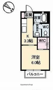 パレスHIROCO A棟【2階】の間取り