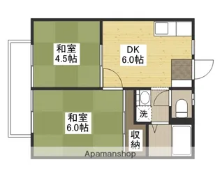 メゾンレスポワール A【202号室】の間取り