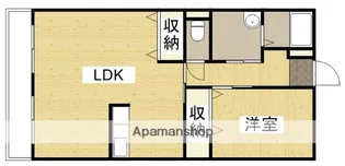 エトワール湯野【1階】の間取り