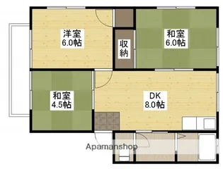 コーポ赤木A【101号室】の間取り