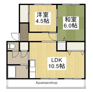 グランマップス春日【2階】の間取り