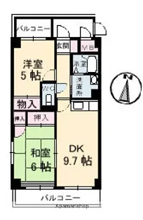 ジュネス南蔵王壱番館【3階】の間取り