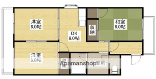 サンハイツ木ノ浦【4階】の間取り