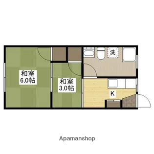 セントラルビル【203号室】の間取り