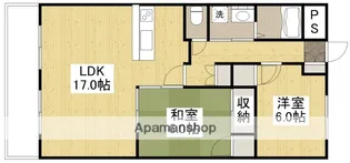 ロイヤルフラッツ福山【407号室】の間取り