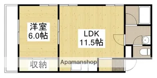 明治町ビル【3階】の間取り