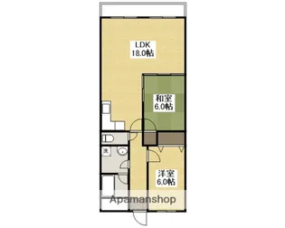 アクロパレス紅葉【502号室】の間取り