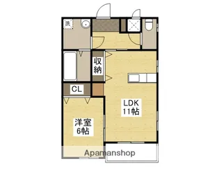 みゆきガーデン【2階】の間取り