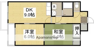 エーデルハイムK【1階】の間取り