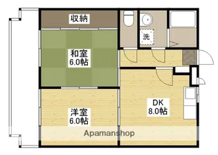 メゾンゆき【3階】の間取り