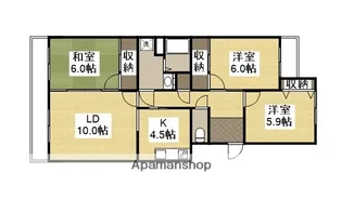 K’SB木之庄【301号室】の間取り