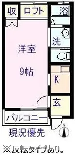 グレイス手城【202号室】の間取り