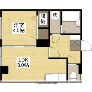 メゾンエル沖野上【3階】の間取り