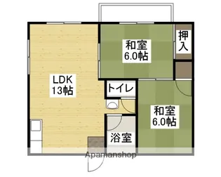 オリーブコート東川口A【1階】の間取り