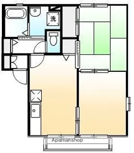 プロシードパレス【2階】の間取り