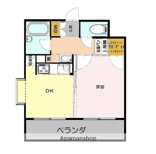 コスモス南蔵王【1105号室】の間取り
