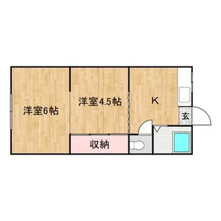 明和マンション【302号室】の間取り