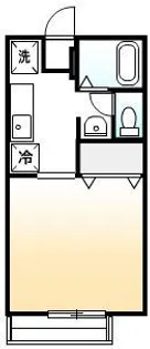 ビーライン川南 A棟【1階】の間取り