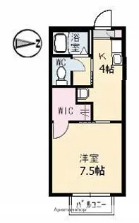 サンシャイン引野【2階】の間取り