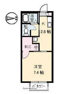 サンシャイン引野【2階】の間取り