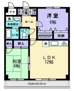 シンメイロード【6階】の間取り