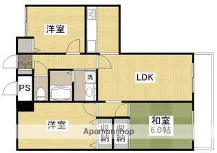 メゾン無憂館Ⅱ【3階】の間取り