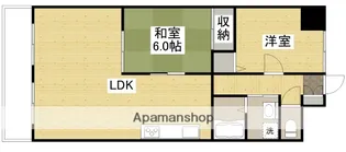 メゾン無憂館Ⅱ【6階】の間取り