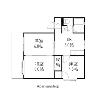 メゾン・ツチヤA【2階】の間取り
