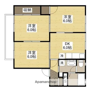 紀伊國屋 弐番館【2階】の間取り