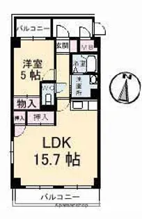 ジュネス南蔵王弐番館【3階】の間取り