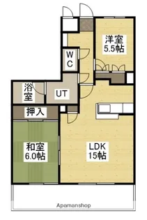 ダイアパレス丸之内弐番館【5階】の間取り