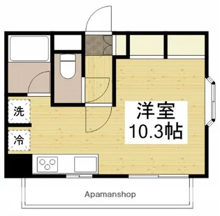 ダイアパレス丸之内二番館【4階】の間取り