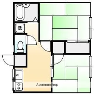 レピュート フジイ【1階】の間取り