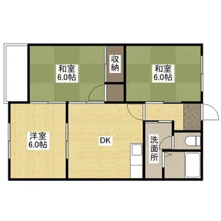 坂上マンション【2階】の間取り