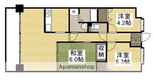 川端壱番館【3階】の間取り