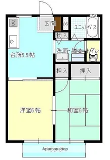 サンシャイン川口A棟【101号室】の間取り