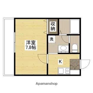 カーサフローレ【1階】の間取り