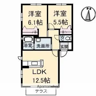 メゾン ダイイチ【1階】の間取り